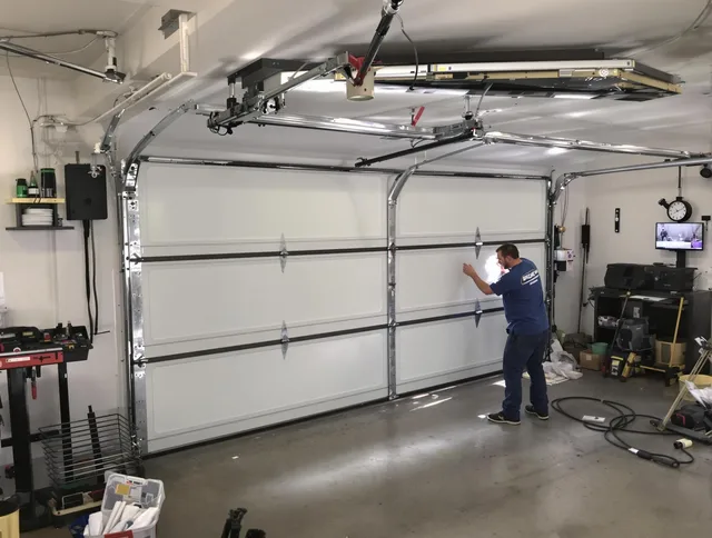 Professional garage door repair service by Barrington Garage Door Repair in Barrington