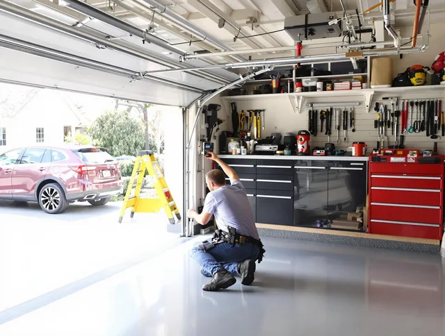 Local garage door repair service by Barrington Garage Door Repair in Barrington