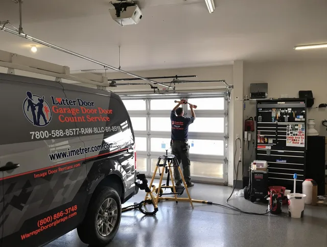 Barrington Garage Door Repair team performing same-day garage door repair in Barrington