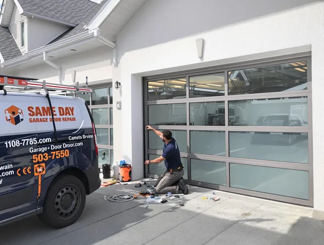 Same-day garage door repair service by Barrington Garage Door Repair in Barrington